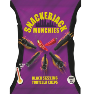 Black Sizzling Rolled Tortilla Chips